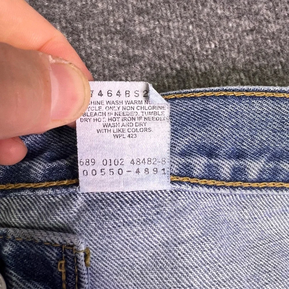 VTG 00s‎ Levis 550 Jeans Mens 40x30 Blue Relaxed Casual Tapered Denim